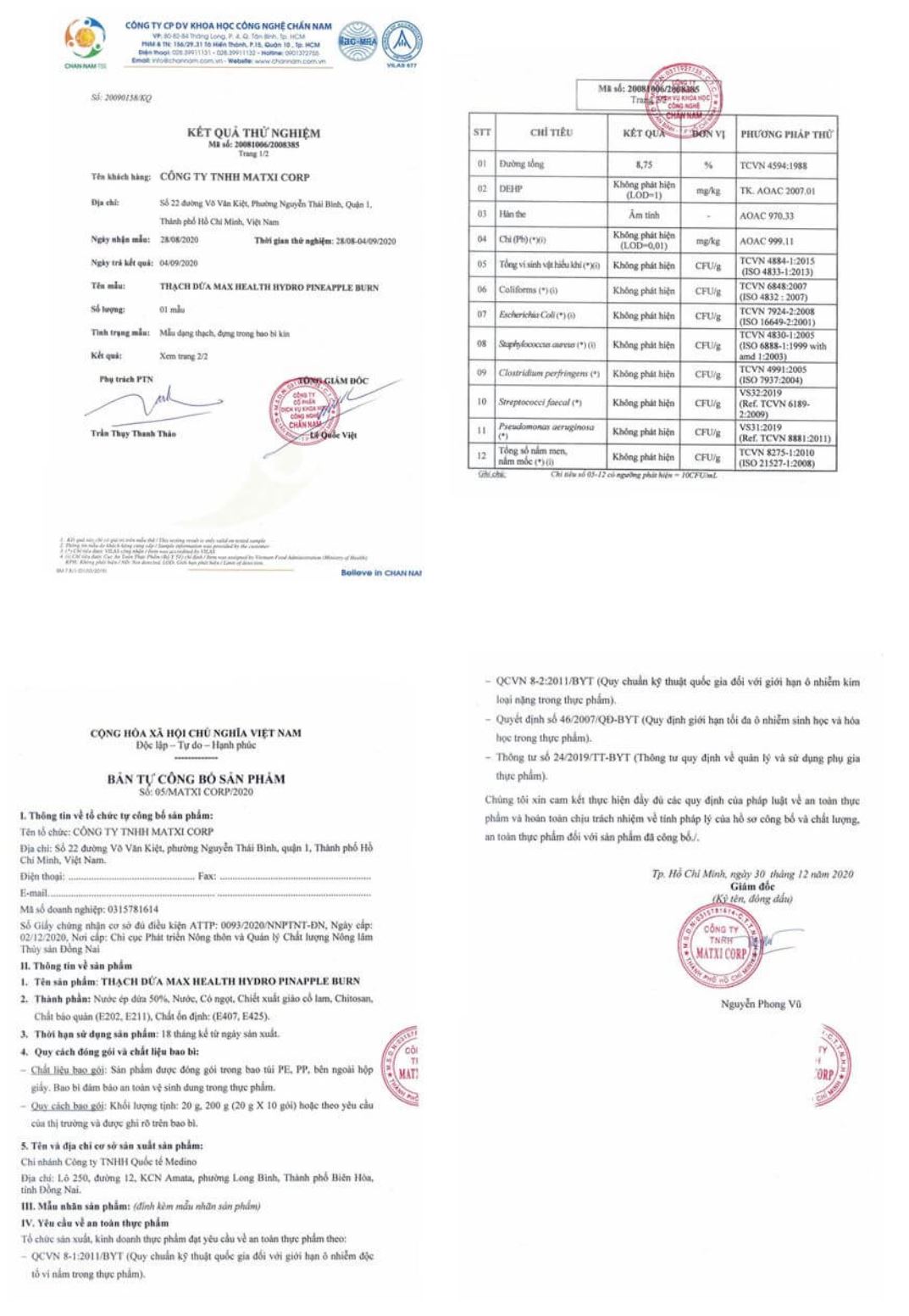 Go Coffee có đầy đủ chứng nhận chất lượng của Bộ y tế và được cấp phép lưu hành trên toàn quốc